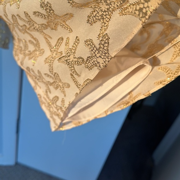 Lilly Pulitzer gold metallic dress size XXS. - Picture 7 of 9